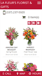 Mobile Screenshot of lafleursflorist.com